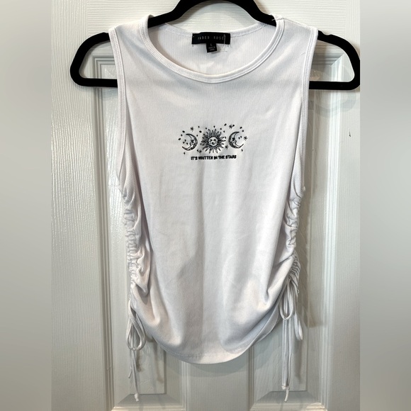 Women’s large crop top sleeveless rouge siding - Picture 1 of 4